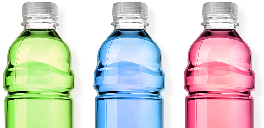 Liquids in bottles
