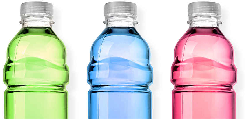 Liquid in bottles
